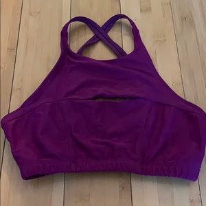 Soulcycle slit bra